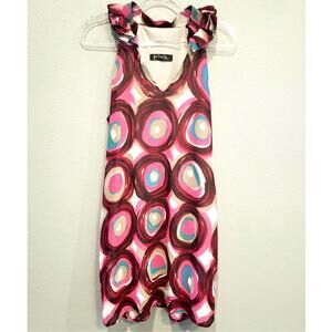 Private gallery medium abstract circle colorful  dress
